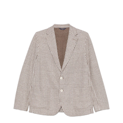 Cotton and linen blend jacket