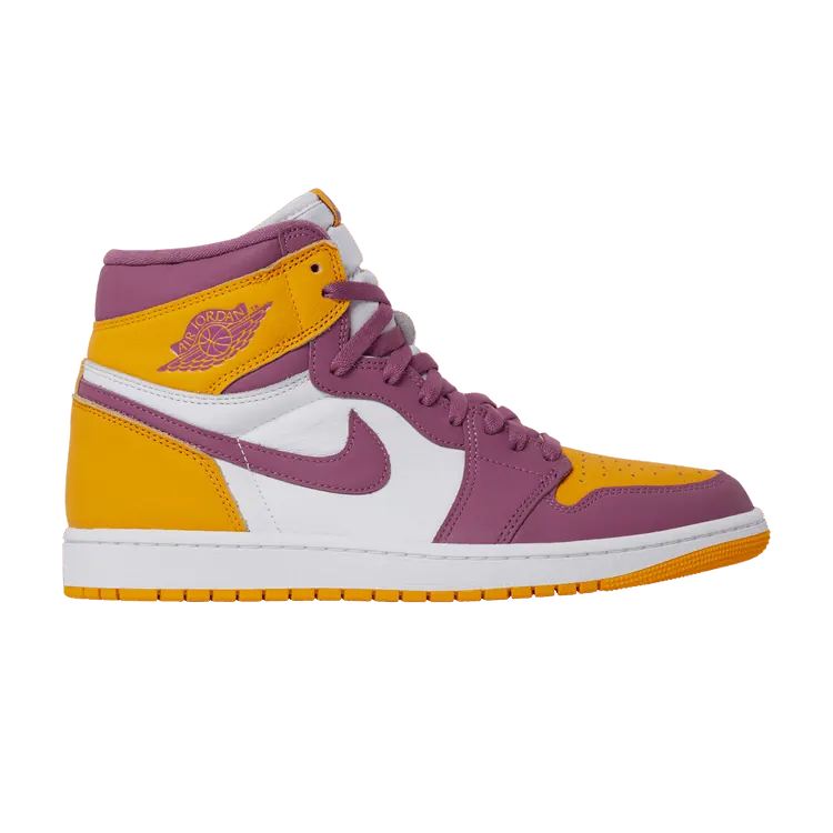 Air Jordan 1 High Retro OG University Gold And Light Bordeaux / Brotherhood