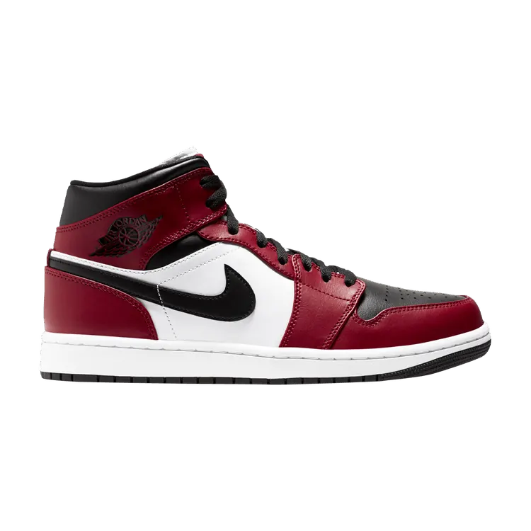 Air Jordan 1 Mid Chicago Black Toe