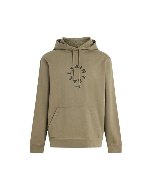 AllSaints Men's Green Tierra Hoody
