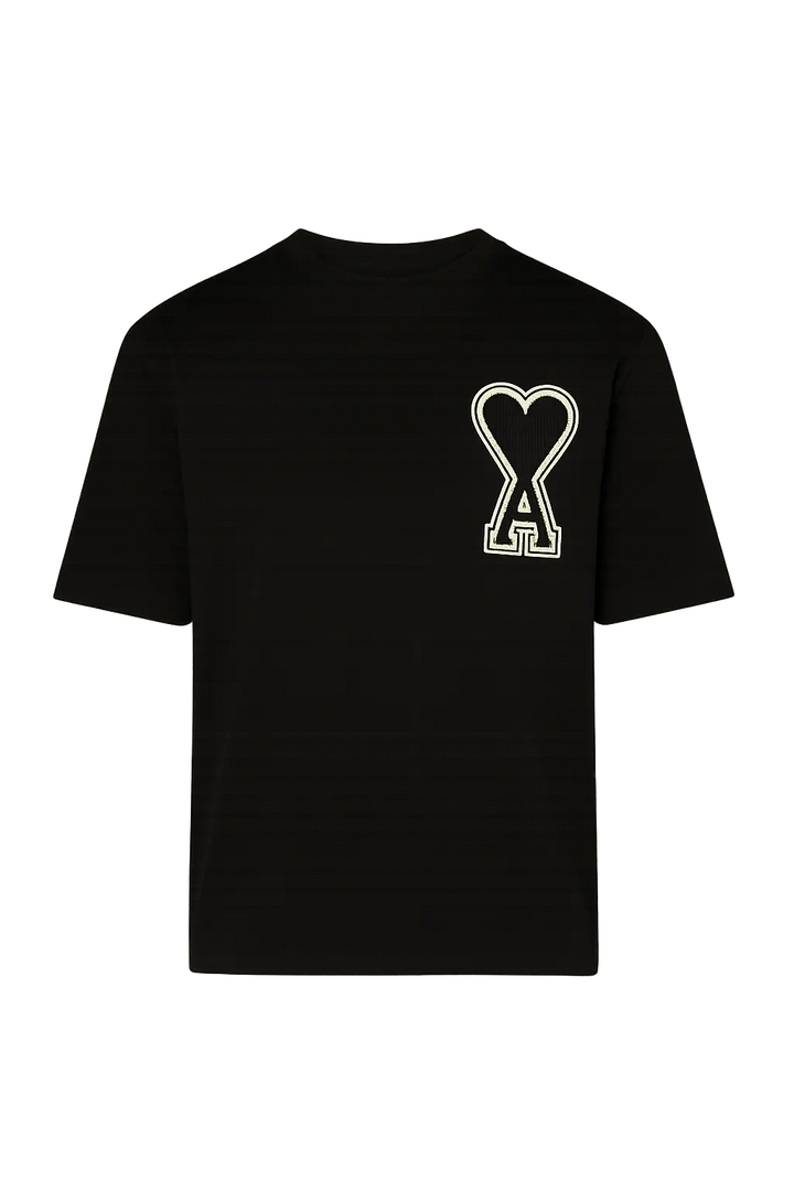 Ami de Coeur Oversized Jersey T-Shirt (Black)