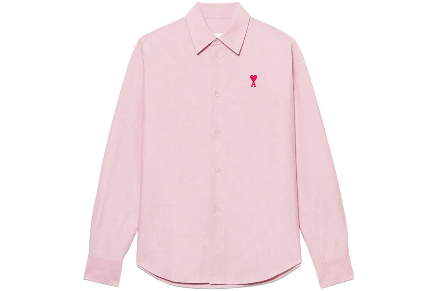 Ami Paris Ami De Coeur Shirt Pink