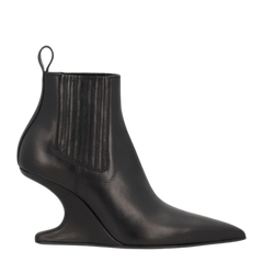 Rick Owens 80mm Sharp Ankle Boots Black