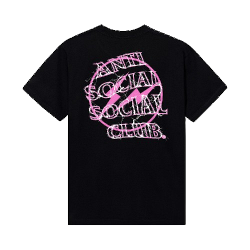 Anti Social Social Club x Fragment Pink Bolt T-Shirt