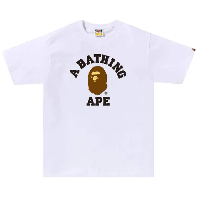 Bape - College T-Shirt White