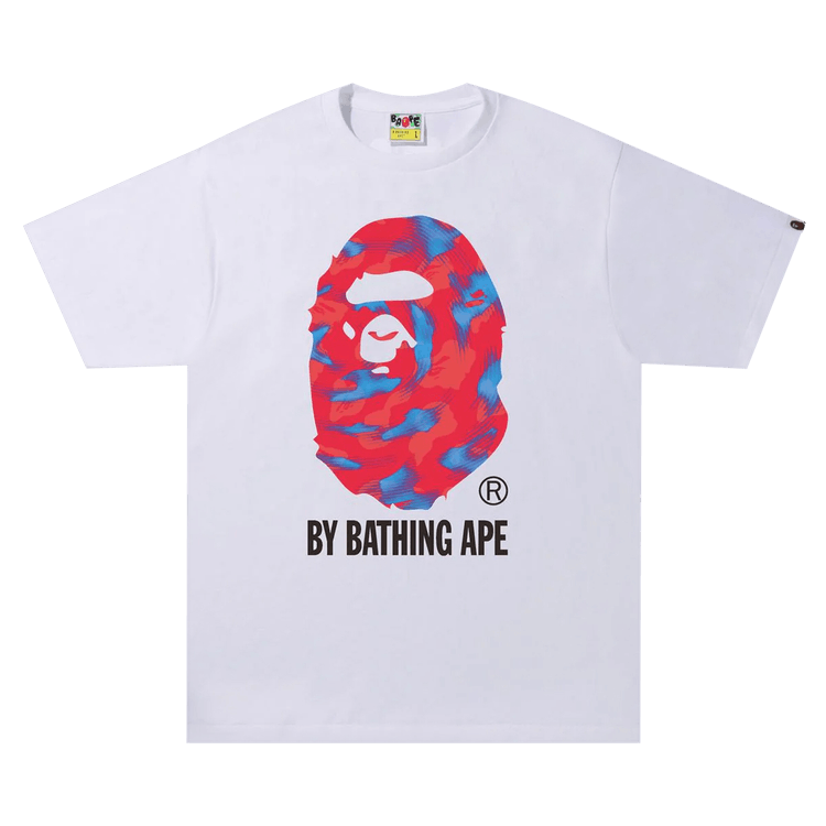 BAPE Stroke Camo T-Shirt - White