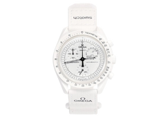 Swatch x Omega Bioceramic Moonswatch Mission To Moonphase Snoopy SO33W700