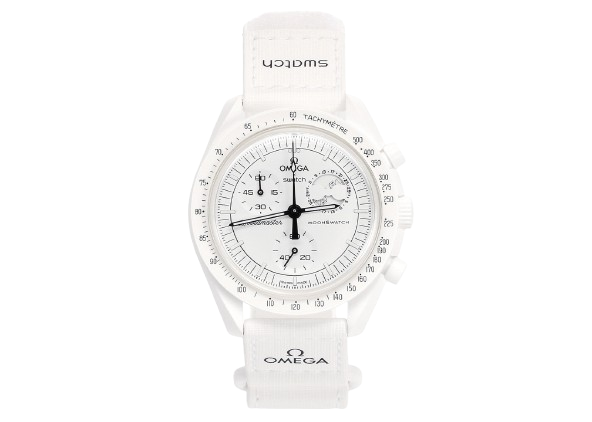 Swatch x Omega Bioceramic Moonswatch Mission To Moonphase Snoopy SO33W700