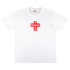 Supreme Cross Logo White T-Shirt