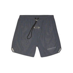 FOG ESSENTIALS VOLLEY SHORTS BLACK REFLECTIVE