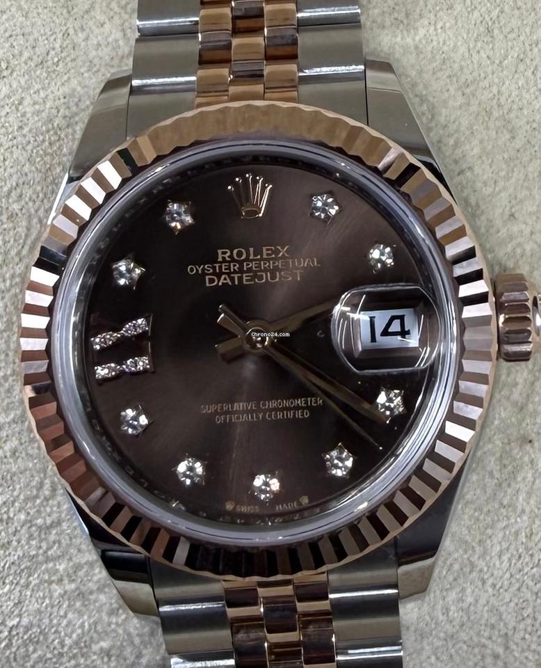 Rolex | Datejust | 279171 | 28 mm | Gold/Steel | Brown | Automatic