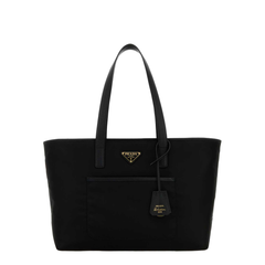Re-Nylon Black Shopping Bag