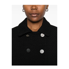 Wool Tweed Double-Breasted Blazer