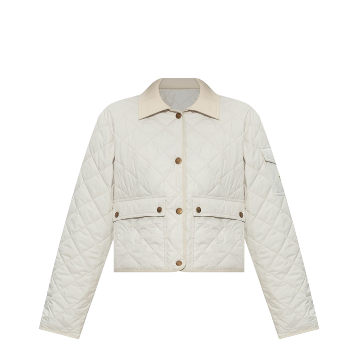 Chitre Diamond-Quilted Padded Shirt Jacket