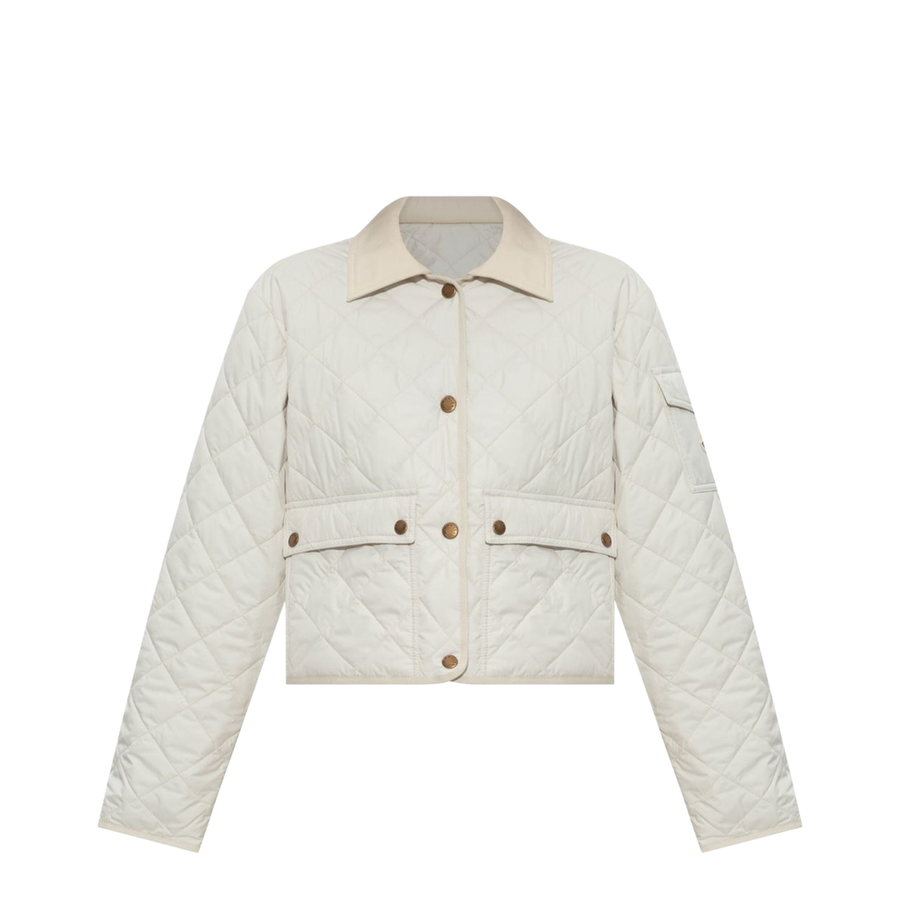 Chitre Diamond-Quilted Padded Shirt Jacket