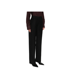 Wool Blend Suit Trousers