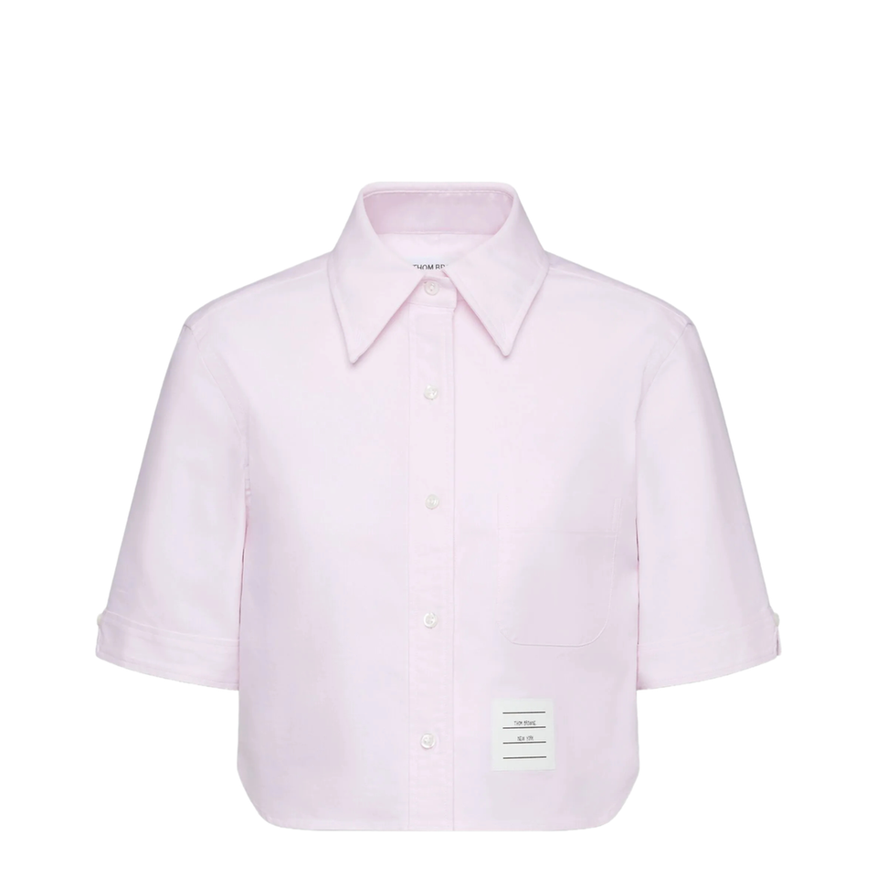 Cotton Cropped Shirt