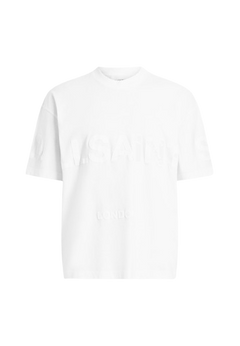 ALL SAINTS BIGGY SS CREW OPTIC WHITE TSHIRT