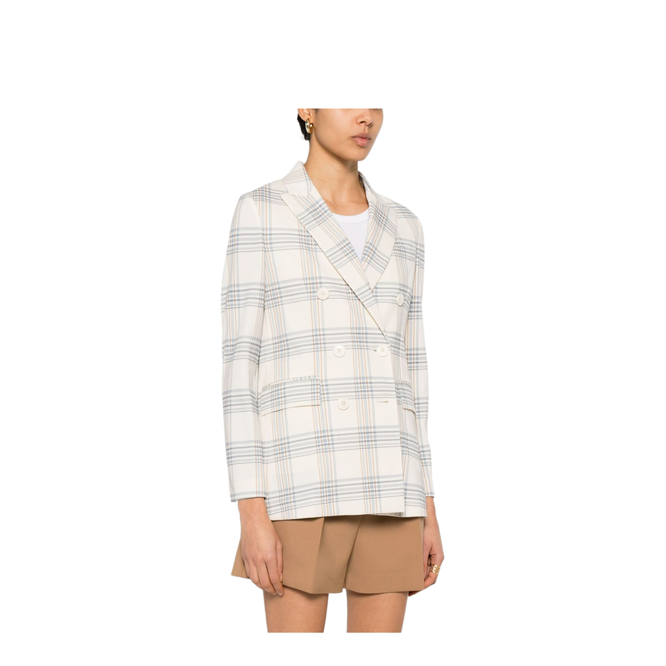 Cotton Double-Breasted Jacket