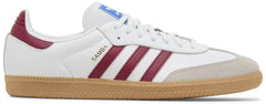 Adidas Samba OG White Burgundy Gum