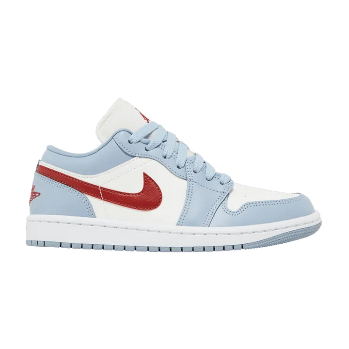 AIR JORDAN 1 LOW Off White/DUNE RED-BLUE GREY-WHITE
