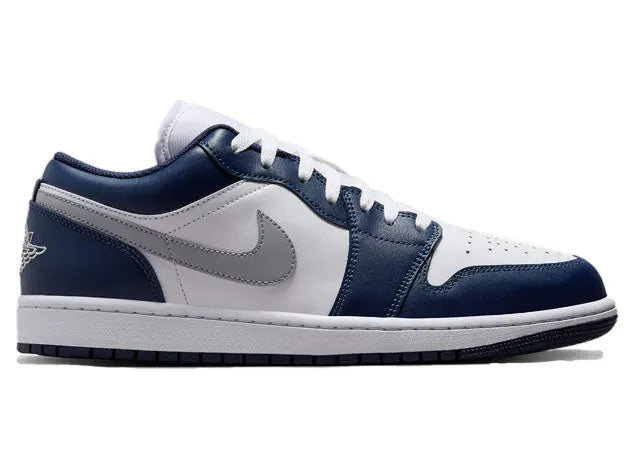Air Jordan 1 Low Wolf Grey Midnight Navy