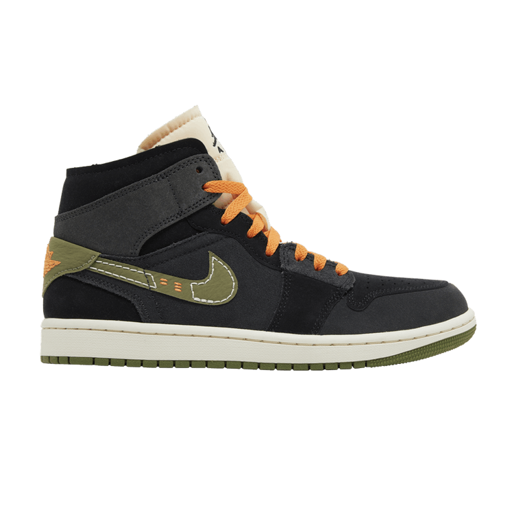 Air Jordan 1 Mid SE Craft Anthracite Light Olive