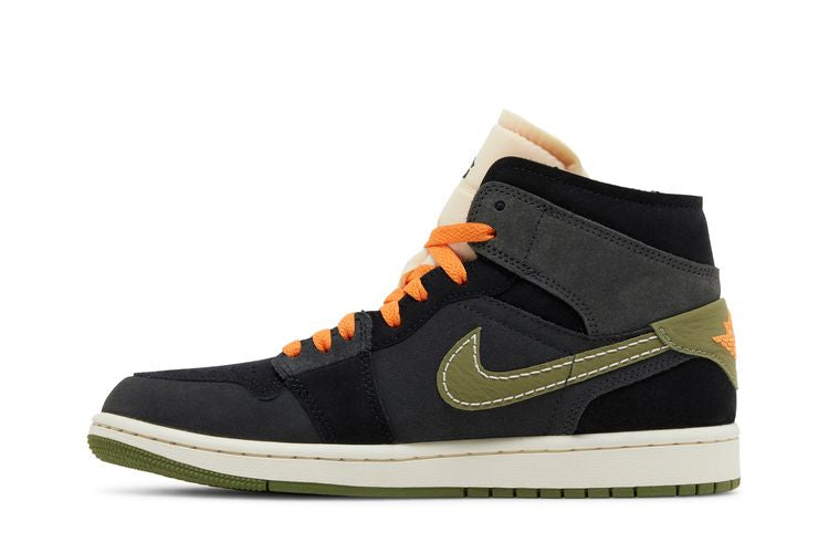 Air Jordan 1 Mid SE Craft Anthracite Light Olive