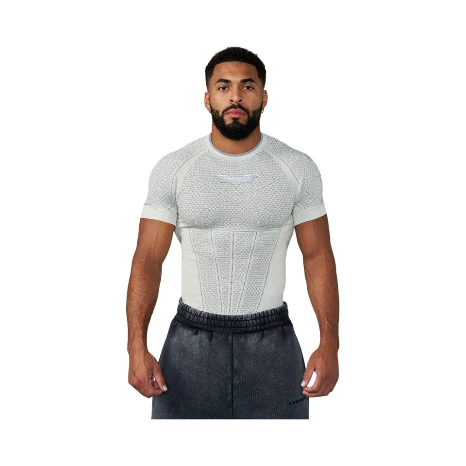 YoungLA Batman Compression Tees 'Off White'