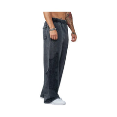 YoungLA Batman Stealth Sweats 'Grey Wash'