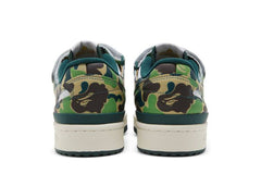 Bape x Adidas Forum 84 Low 30Th Anniversary Green Camo