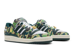 Bape x Adidas Forum 84 Low 30Th Anniversary Green Camo