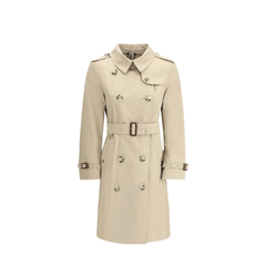 Chelsea Cotton Trench Coat - Beige