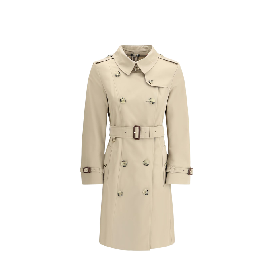 Chelsea Cotton Trench Coat - Beige