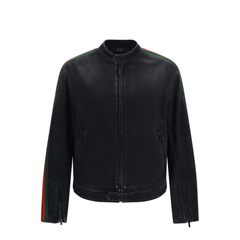 Gucci Cotton Denim Biker Jacket