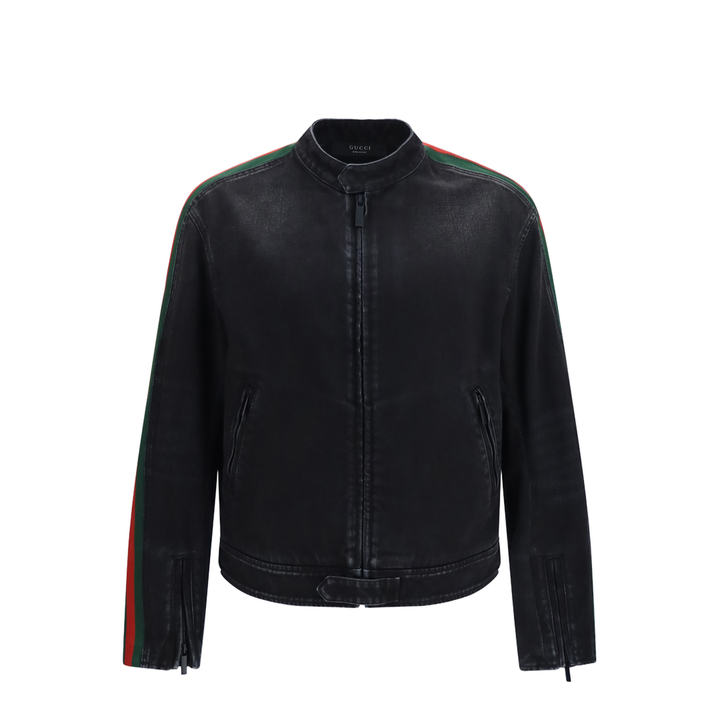 Gucci Cotton Denim Biker Jacket