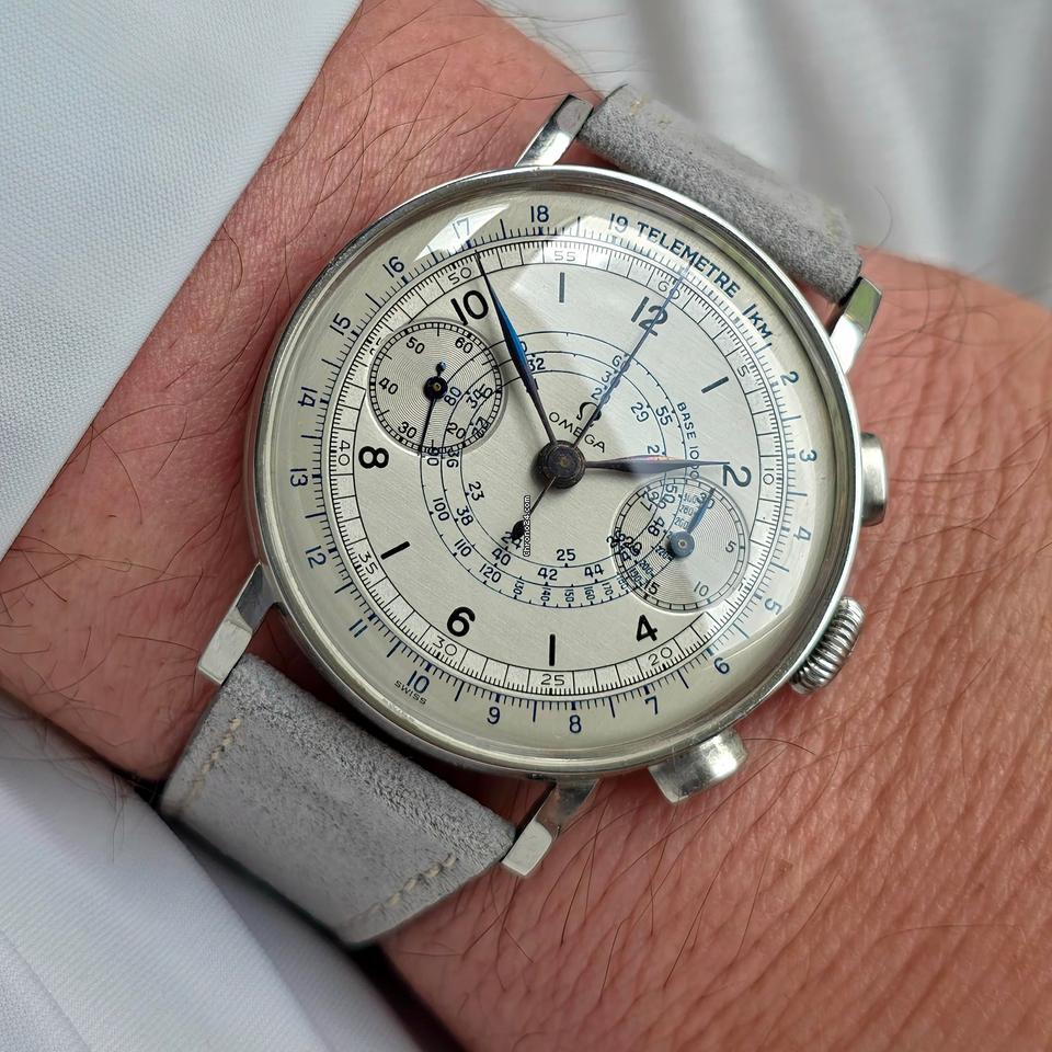 Omega Museum CK2393 MUSEUM JUMBO CAL 33.3 CHRO del 1940 TOP CONDITION LIKE NOS CK987