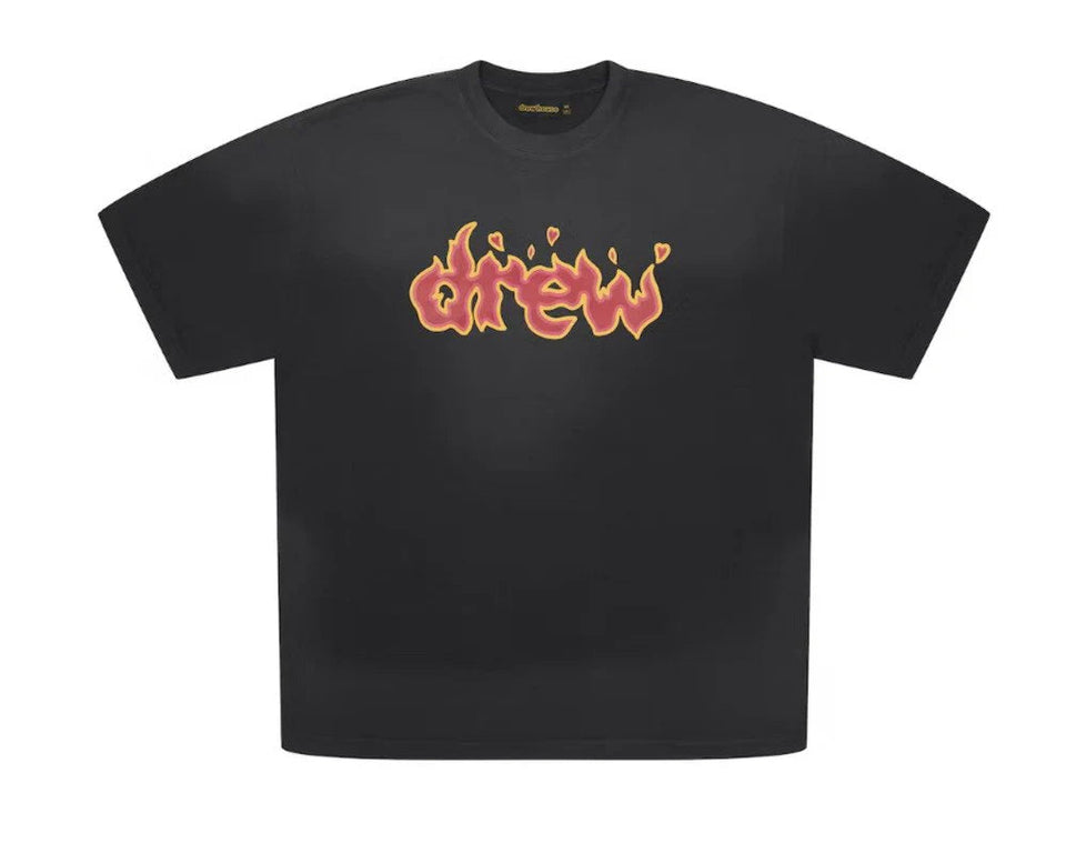 Drew T-Shirt - Faded Lit Black