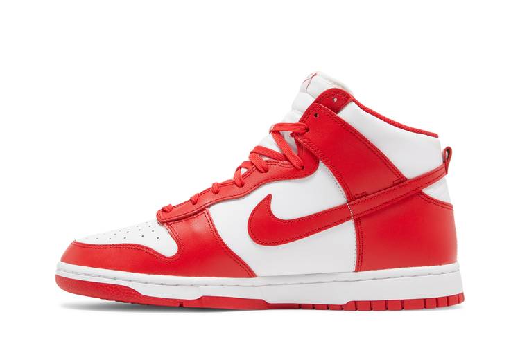DUNK HIGH CHAMPIONSHIP WHITE AND RED