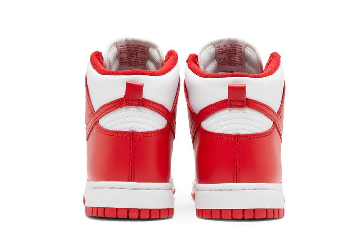 DUNK HIGH CHAMPIONSHIP WHITE AND RED
