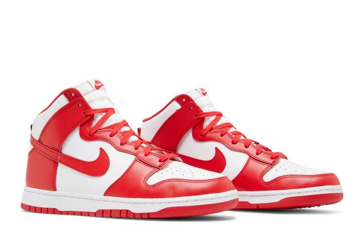DUNK HIGH CHAMPIONSHIP WHITE AND RED