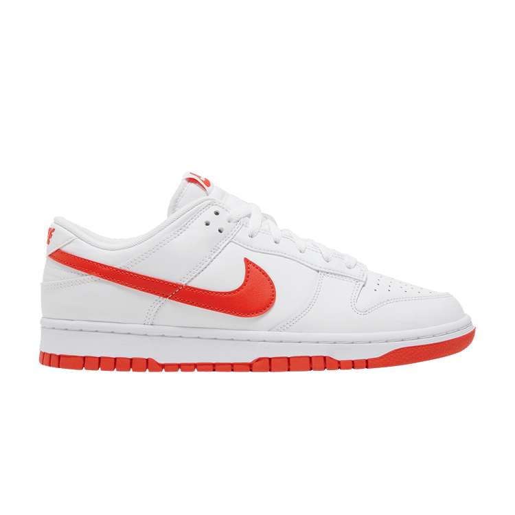 Dunk Low Retro White Picante Red