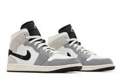 JORDAN 1 MID SE CRAFT WHITE CEMENT GREY BLACK