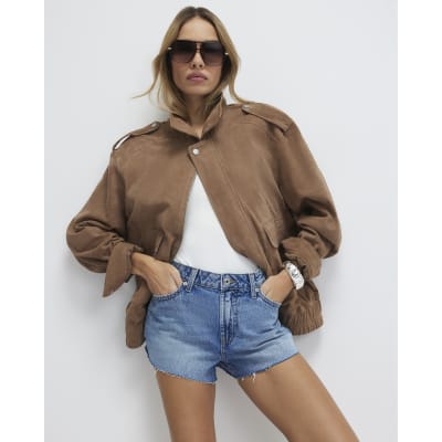 Blue Hotpant Denim Shorts
