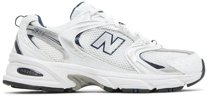 New Balance 530 White Silver Navy