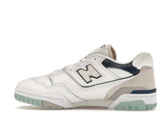 New Balance 550 White Winter Fog Navy