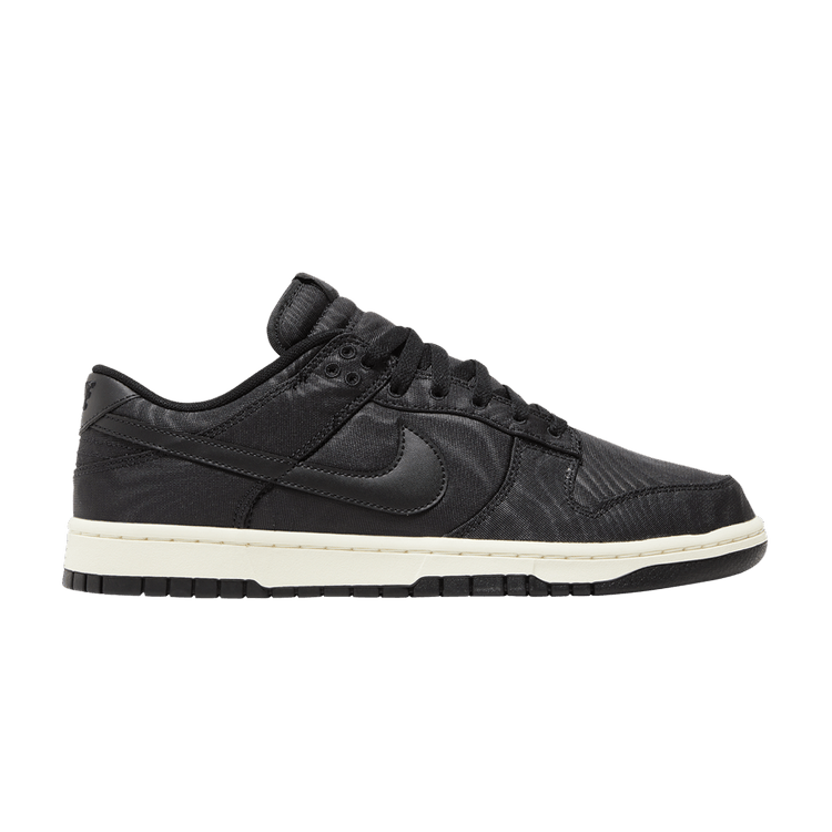 NIKE DUNK LOW BLACK CANVAS