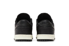 NIKE DUNK LOW BLACK CANVAS