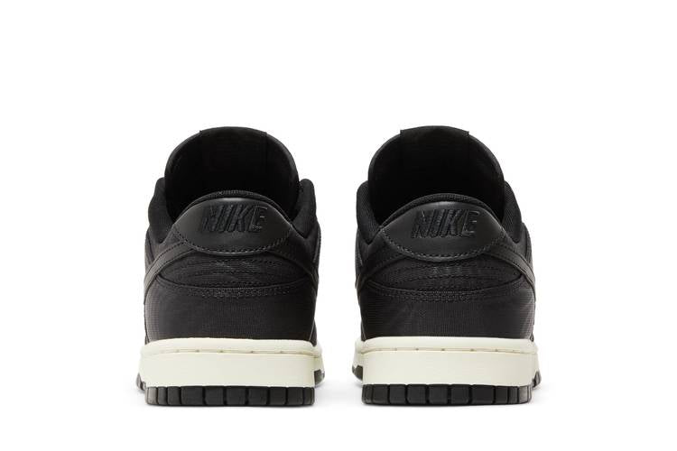NIKE DUNK LOW BLACK CANVAS