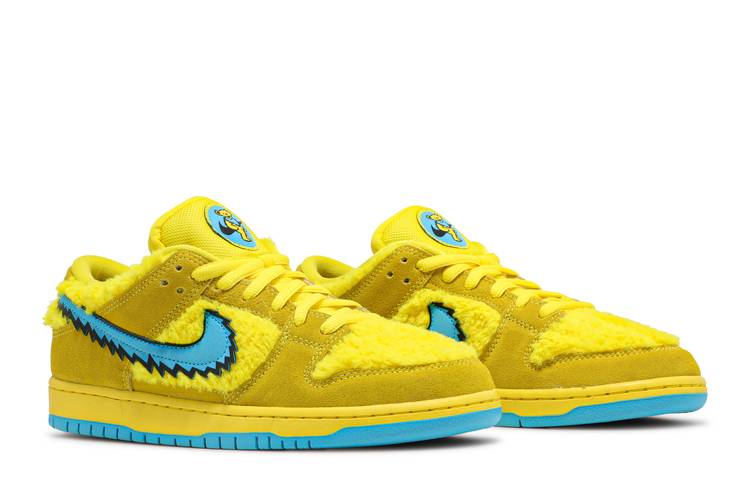 NIKE SB DUNK LOW GRATEFUL DEAD BEARS OPTI YELLOW